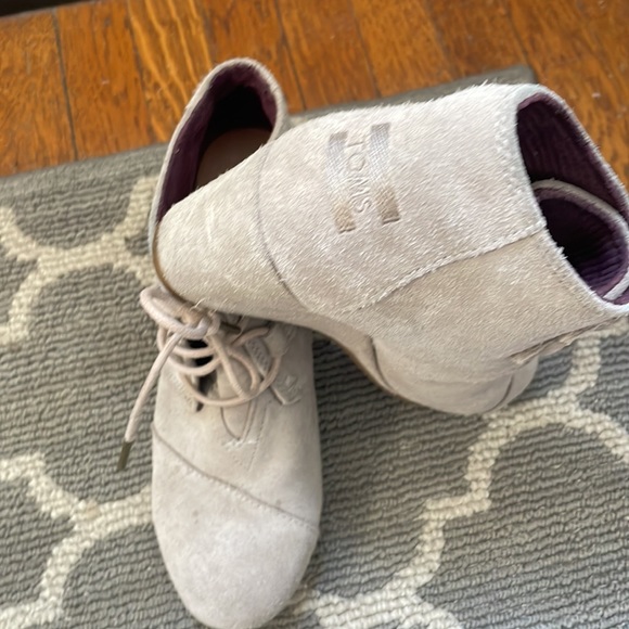 TOMS Wedge Boots Size 8.5 Women’s - Picture 2 of 5